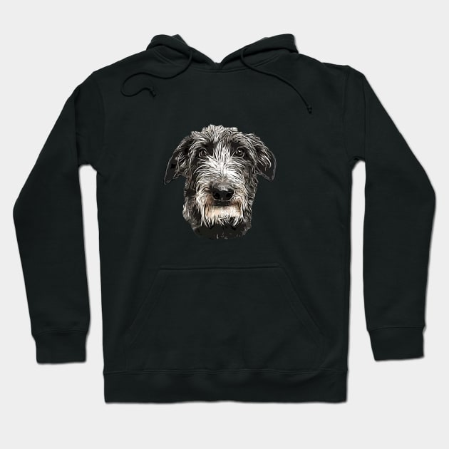 Scottish Deerhound Beauty Hoodie by ElegantCat